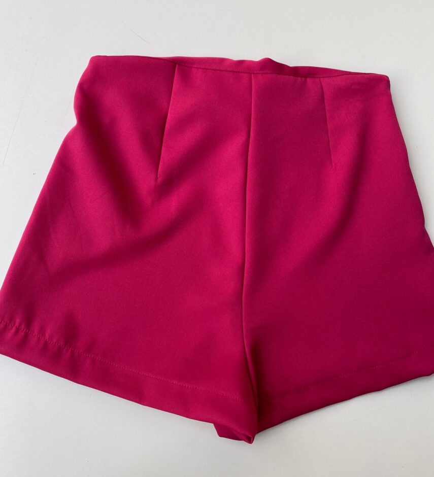 fernandaramosstore com br short feminino alfaiataria ziper lateral pink 2