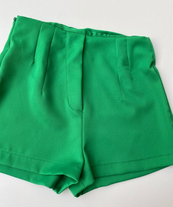 fernandaramosstore com br short feminino alfaiataria ziper lateral verde 2