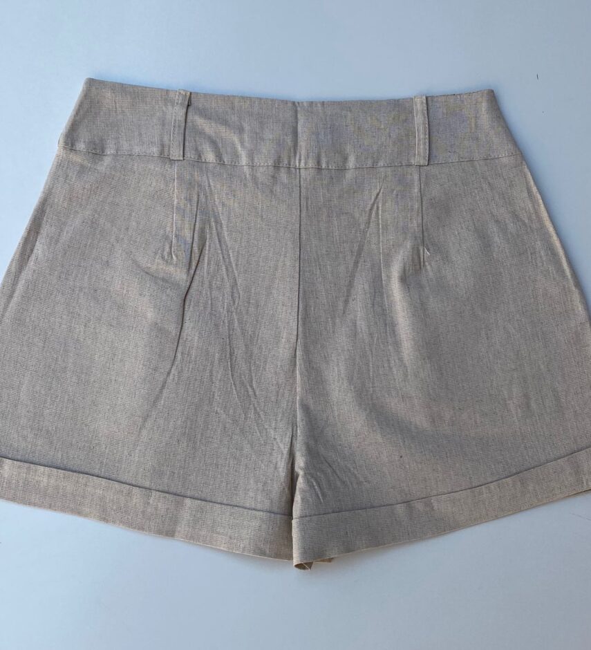 fernandaramosstore com br short feminino bege viscolinho com bolsos 2
