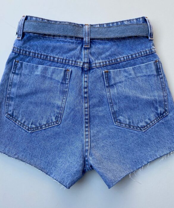 Short Jeans Feminino com Cinto 292 - Fernanda Ramos Store