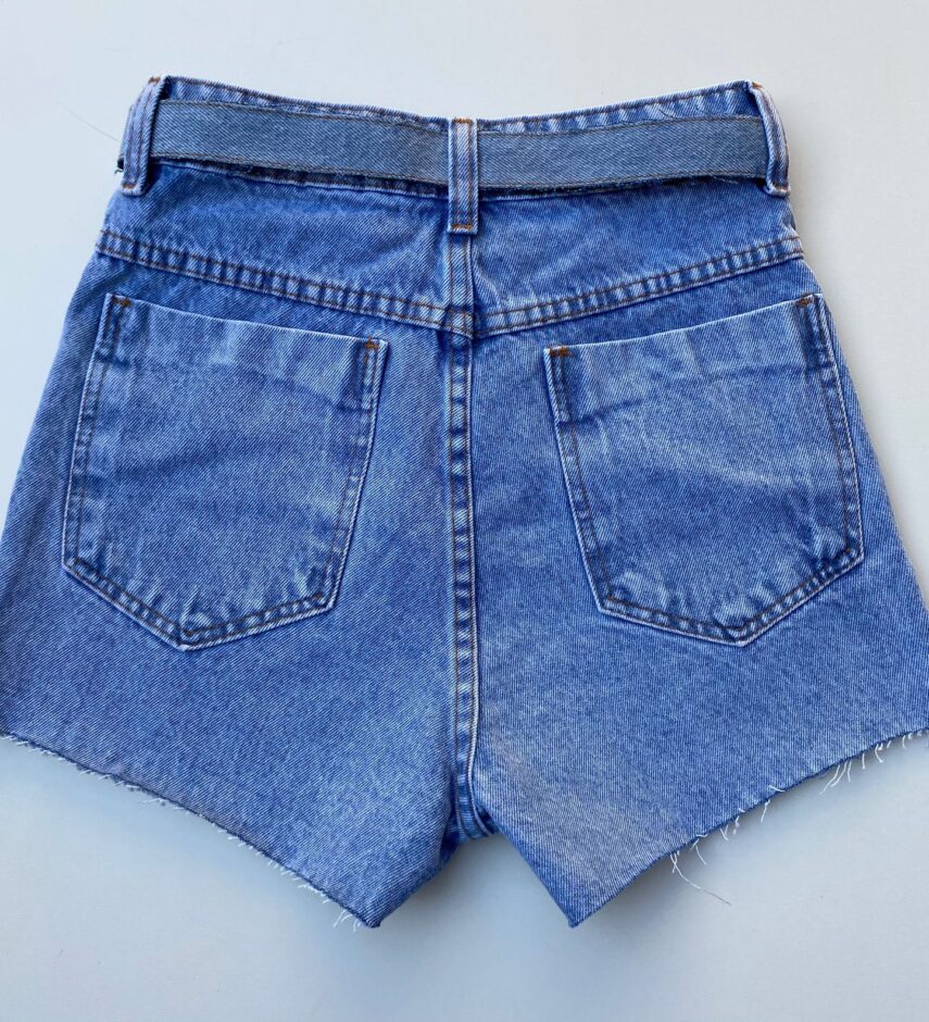 Short Jeans Feminino com Cinto 292 - Fernanda Ramos Store
