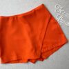 Short Saia Feminino Zíper Lateral Coral - Fernanda Ramos Store