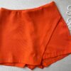 Short Saia Feminino Zíper Lateral Coral - Fernanda Ramos Store