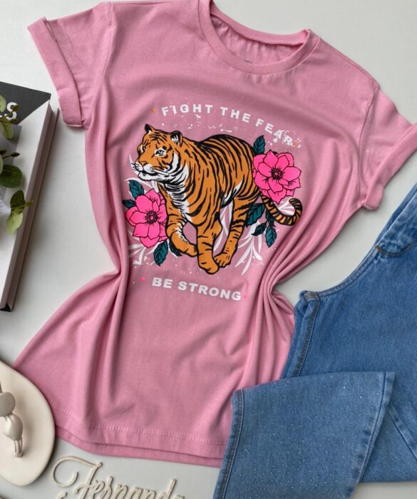 fernandaramosstore com br t shirt manga curta fight the fear bestrong rosa 1