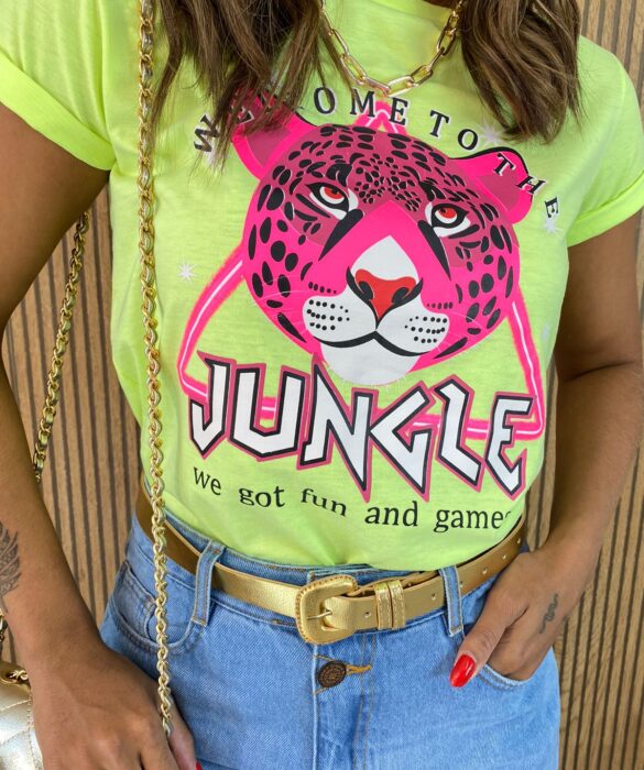 fernandaramosstore com br t shirt manga curta welcome to the jungle verde fluor 1