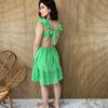 fernandaramosstore com br vestido curto com bojo alca com babados verde 2