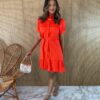 fernandaramosstore com br vestido curto sem bojo com botoes e amarracao coral 1