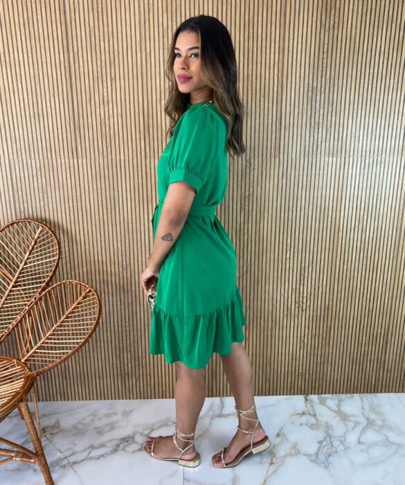 fernandaramosstore com br vestido curto sem bojo com botoes e amarracao verde 3