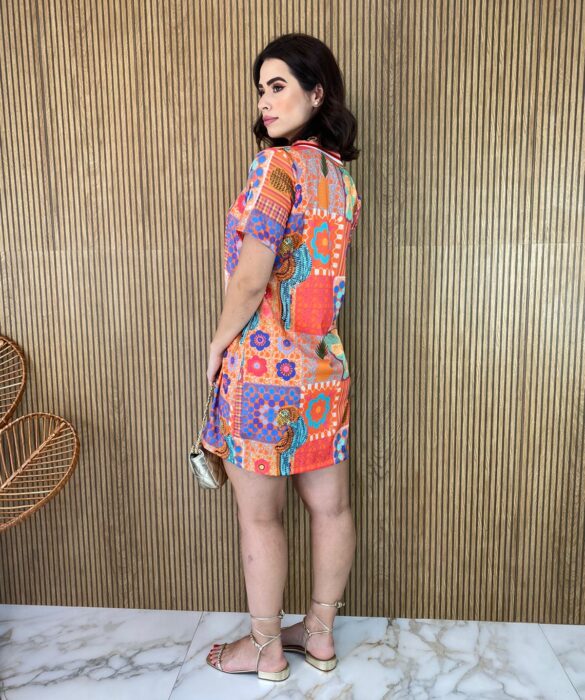 fernandaramosstore com br vestido curto sem bojo estampado laranja 4