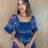 fernandaramosstore com br vestido curto sem bojo floral fundo azul marinho 2