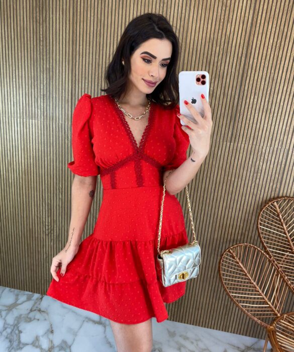 fernandaramosstore com br vestido curto sem bojo pipoquinha com detalhe vermelho 1