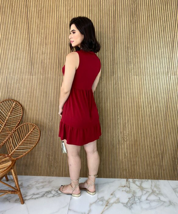 fernandaramosstore com br vestido feminino curto de malha sem bojo gola vermelho 2