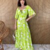 fernandaramosstore com br vestido longo com bojo e amarracao estampado verde lima 2