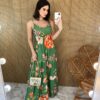 fernandaramosstore com br vestido longo com bojo estampado fundo verde com laranja 1