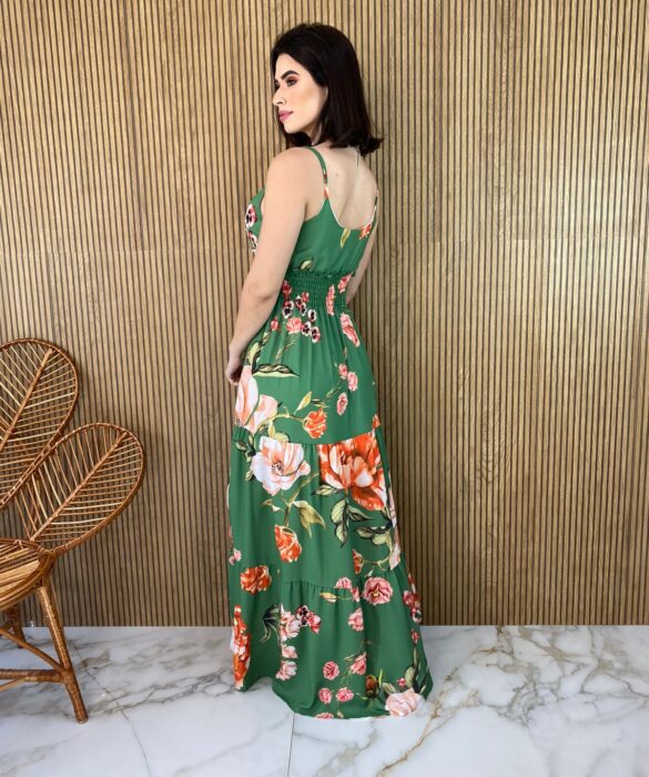 fernandaramosstore com br vestido longo com bojo estampado fundo verde com laranja