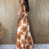 fernandaramosstore com br vestido longo com bojo floral caramelo 2