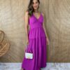 fernandaramosstore com br vestido longo com bojo fucsia botoes falsos 1