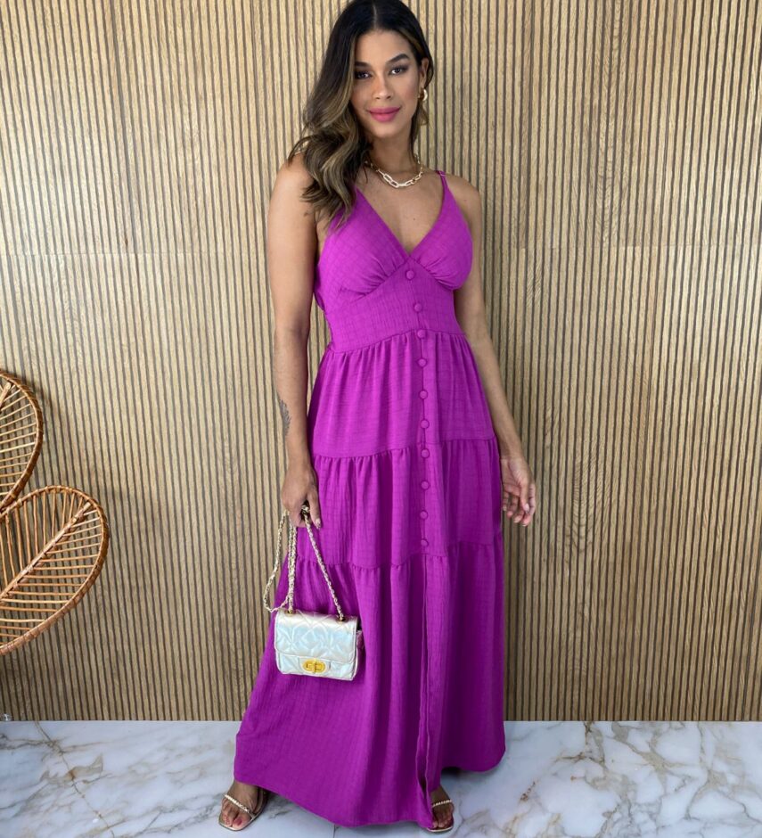 fernandaramosstore com br vestido longo com bojo fucsia botoes falsos 1