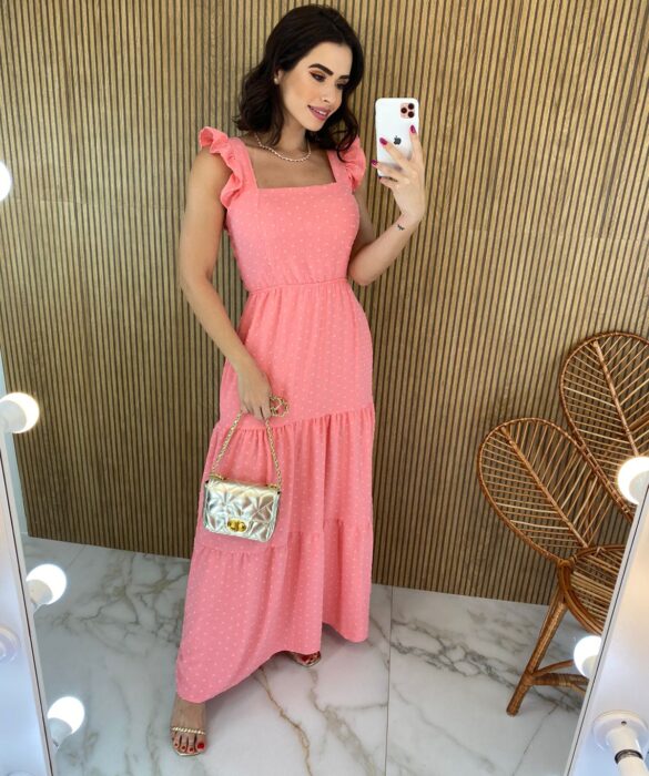 fernandaramosstore com br vestido longo com bojo pipoquinha rosa bebe 3