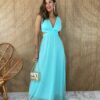 fernandaramosstore com br vestido longo com bojo tule com amarracao verde agua 1