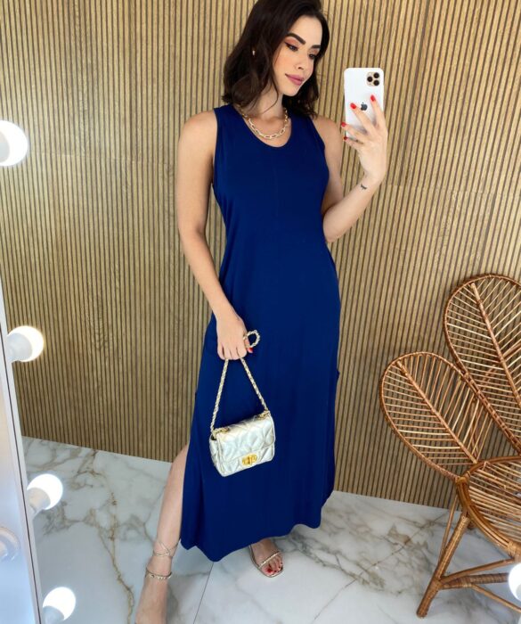 fernandaramosstore com br vestido longo de malha alca grossa com bolsos azul 1