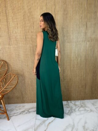 fernandaramosstore com br vestido longo de malha alca grossa verde e preto 1