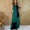 fernandaramosstore com br vestido longo de malha alca grossa verde e preto