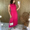 fernandaramosstore com br vestido longo de malha sem bojo com gola pink 1