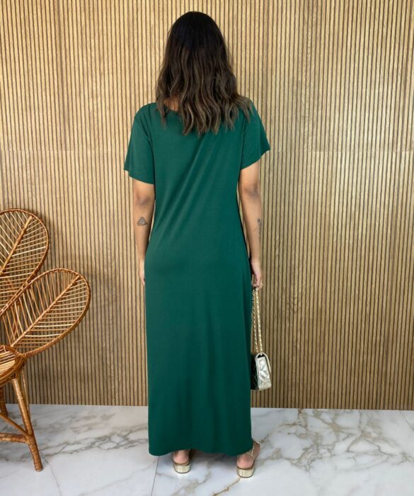 fernandaramosstore com br vestido longo de malha sem bojo manga curta verde e preto 1