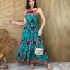 fernandaramosstore com br vestido longo sem bojo estampado floral com amarracao azul