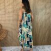 fernandaramosstore com br vestido midi de malha sem bojo alca fina estampa folhas preto