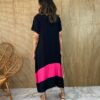 fernandaramosstore com br vestido midi de malha sem bojo manga curta preto e pink 1