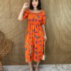 fernandaramosstore com br vestido midi sem bojo com lastex estampa borboletas laranja 3