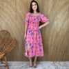 fernandaramosstore com br vestido midi sem bojo com lastex estampa borboletas rosa