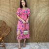 fernandaramosstore com br vestido midi sem bojo com lastex estampa borboletas rosa 2