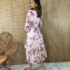 fernandaramosstore com br vestido midi sem bojo tule com amarracao estampado rosa 2