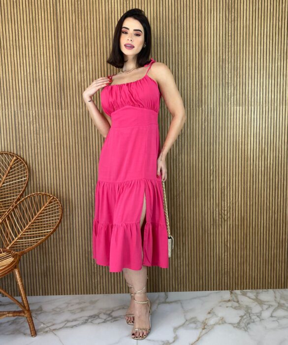 fernandaramosstore com br vestido pregas midi com bojo pink 1