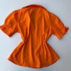 fernandaramosstore com br blusa feminina detalhes em laise botoes falso laranja 2