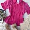 fernandaramosstore com br blusa feminina detalhes em laise botoes falso rosa 1