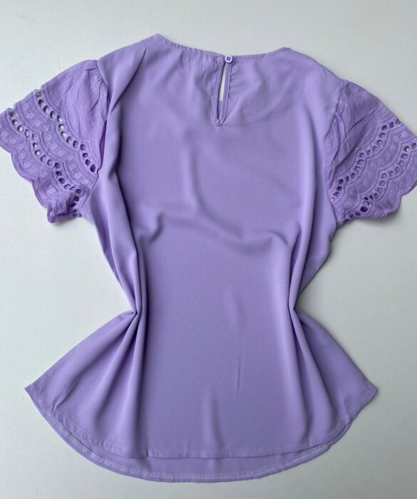 fernandaramosstore com br blusa feminina manga curta detalhe nas mangas lilas 2