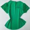 fernandaramosstore com br blusa feminina manga curta detalhe nas mangas verde bandeira 2