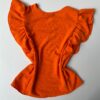 fernandaramosstore com br blusa feminina manga curta pipoquinha laranja 2