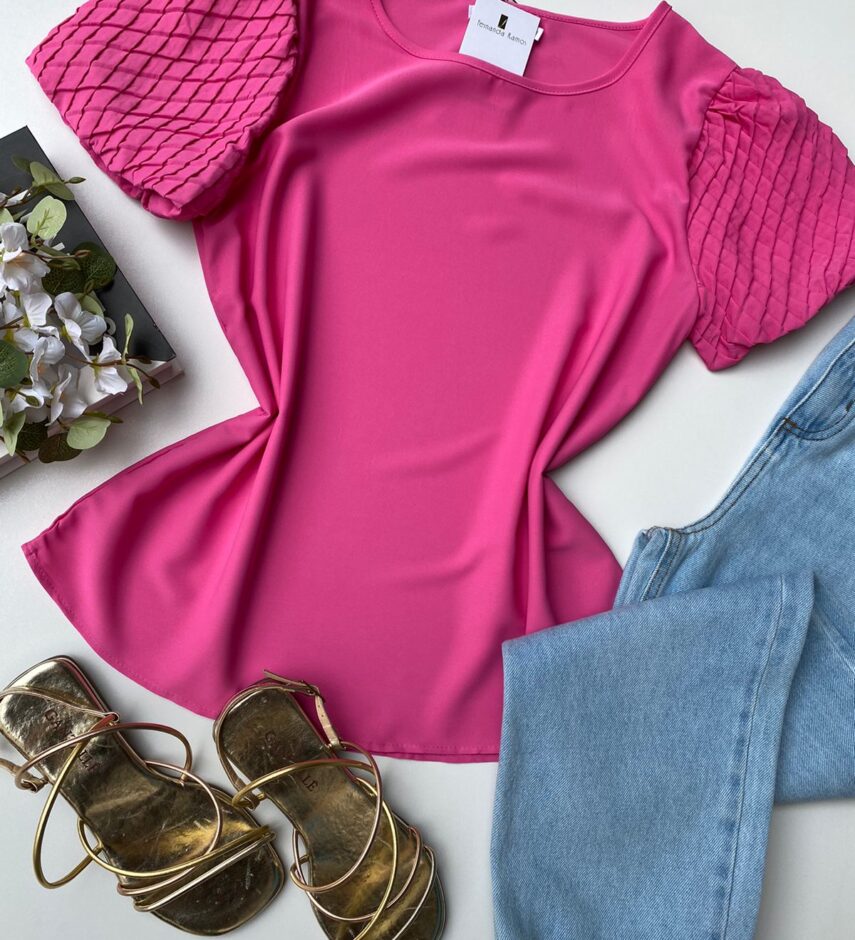 fernandaramosstore com br blusa feminina manga princesa detalhe na manga rosa 1