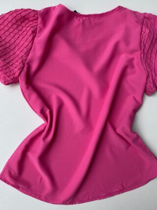 fernandaramosstore com br blusa feminina manga princesa detalhe na manga rosa 2