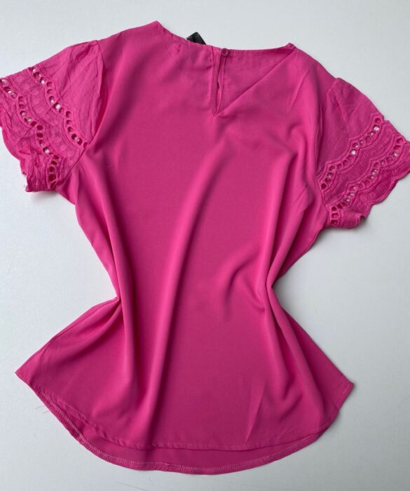 fernandaramosstore com br blusa manga curta feminina detalhe nas mangas rosa 1