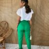 fernandaramosstore com br calca skinny feminina com amarracao verde 3