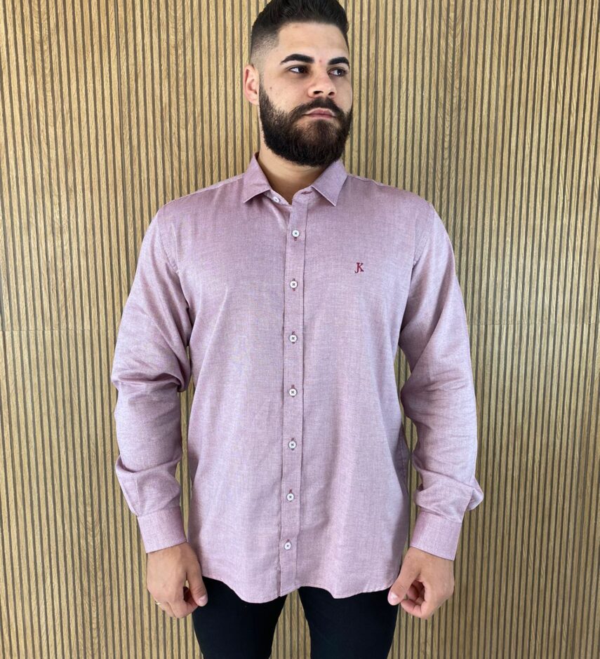 fernandaramosstore com br camisa masculina manga longa mesclada vermelha 1