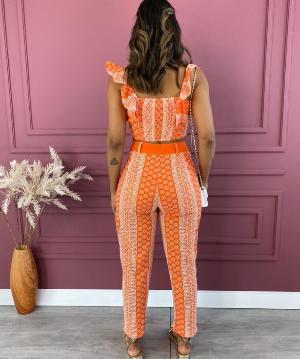 fernandaramosstore com br conjunto feminino calca e cropped sem bojo bordado laranja 6