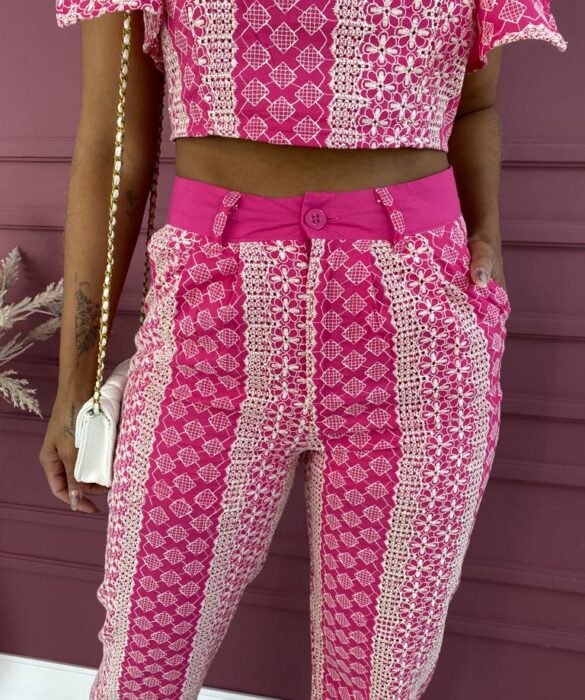 fernandaramosstore com br conjunto feminino calca e cropped sem bojo bordado pink 3