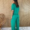 fernandaramosstore com br conjunto feminino calca pantalona e blusa manga princesa verde 5